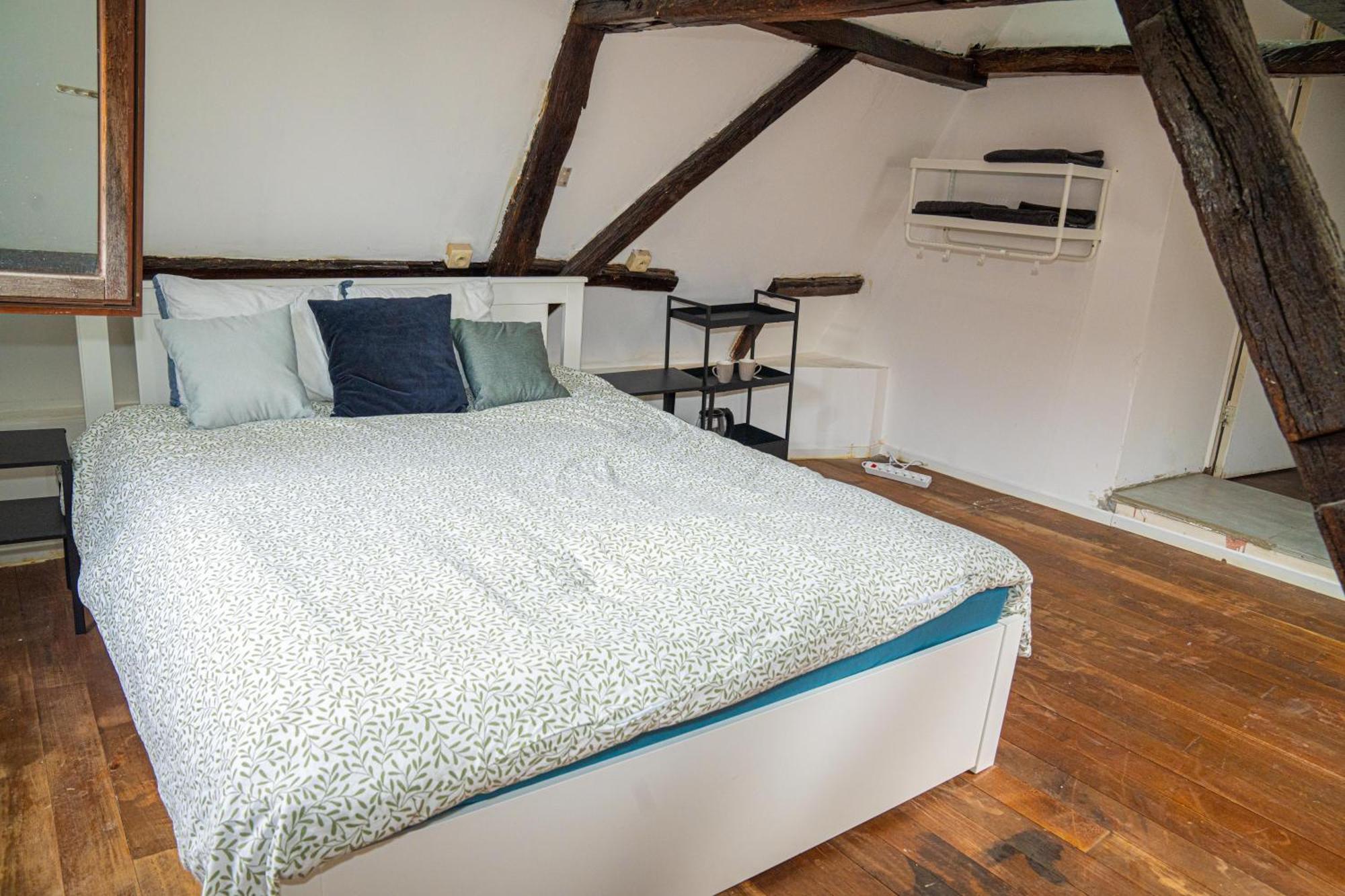 Stylish Canal-side 2br-1lr Apt, At Center Of